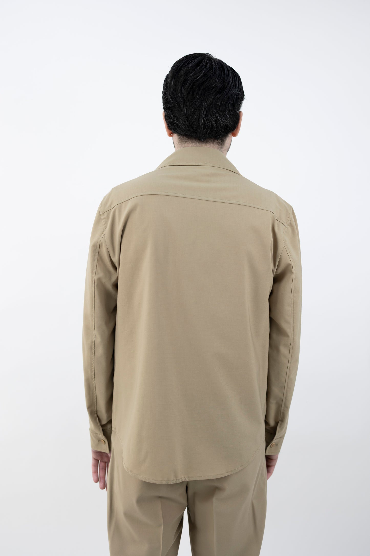 GIACCA CAMICIA JOHNQD BEIGE 300082 153 Quattro decimi BY Briglia