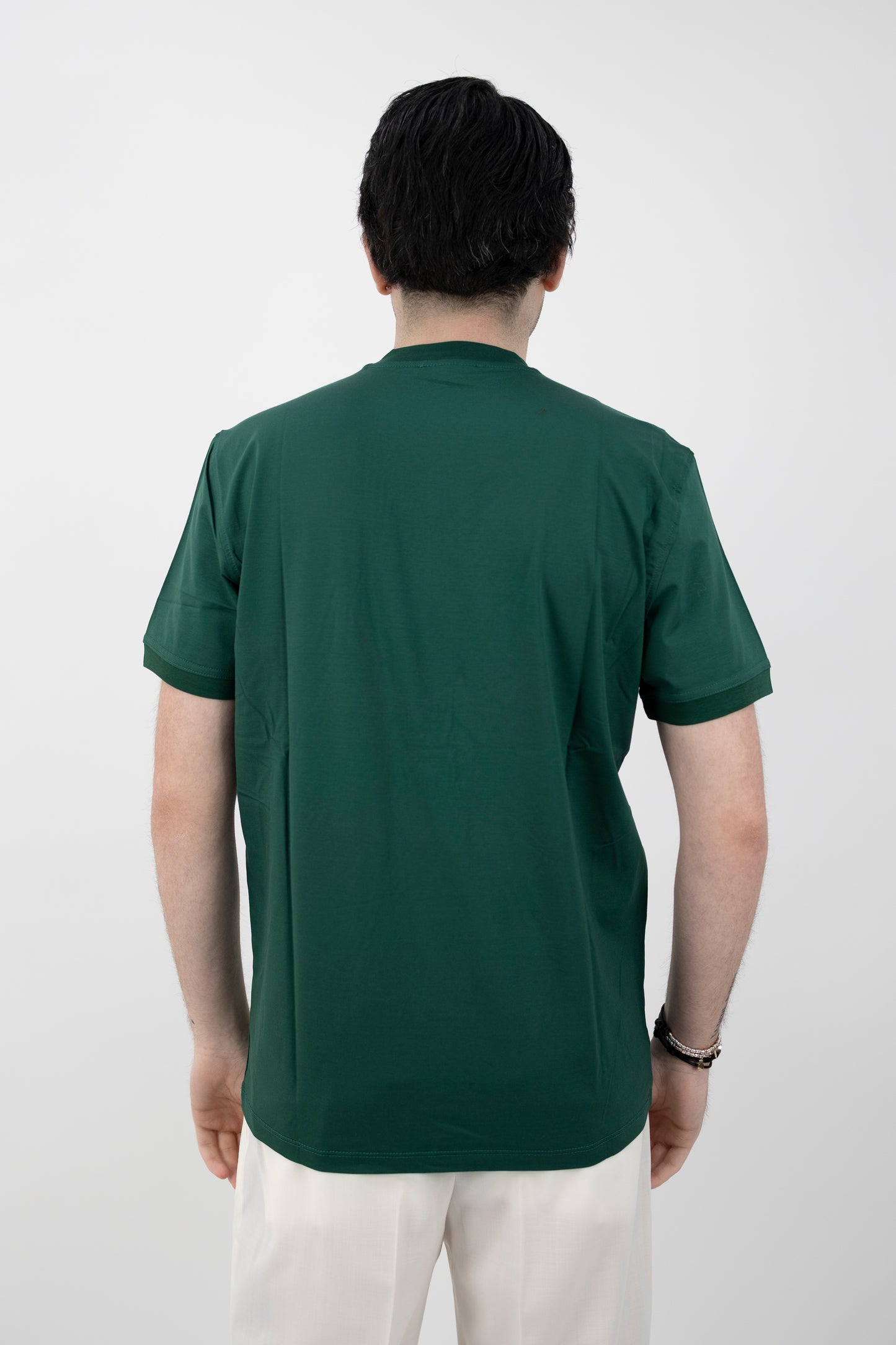 T-SHIRT JERSEY VERDE 261PT1001 Pietra Salata