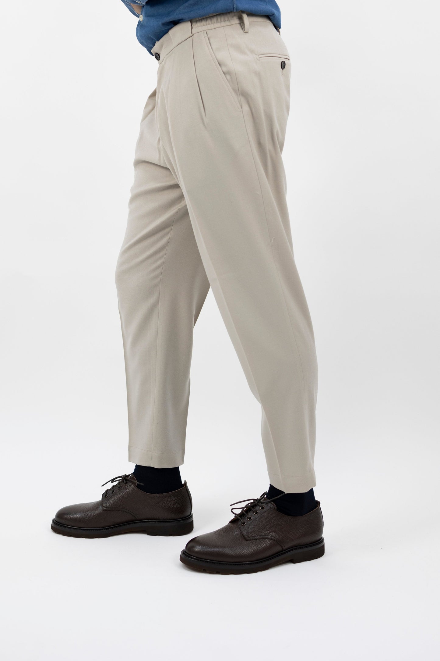 Pantalone beige PORTOBELLOSQD 424120  123  Quattro decimi BY Briglia