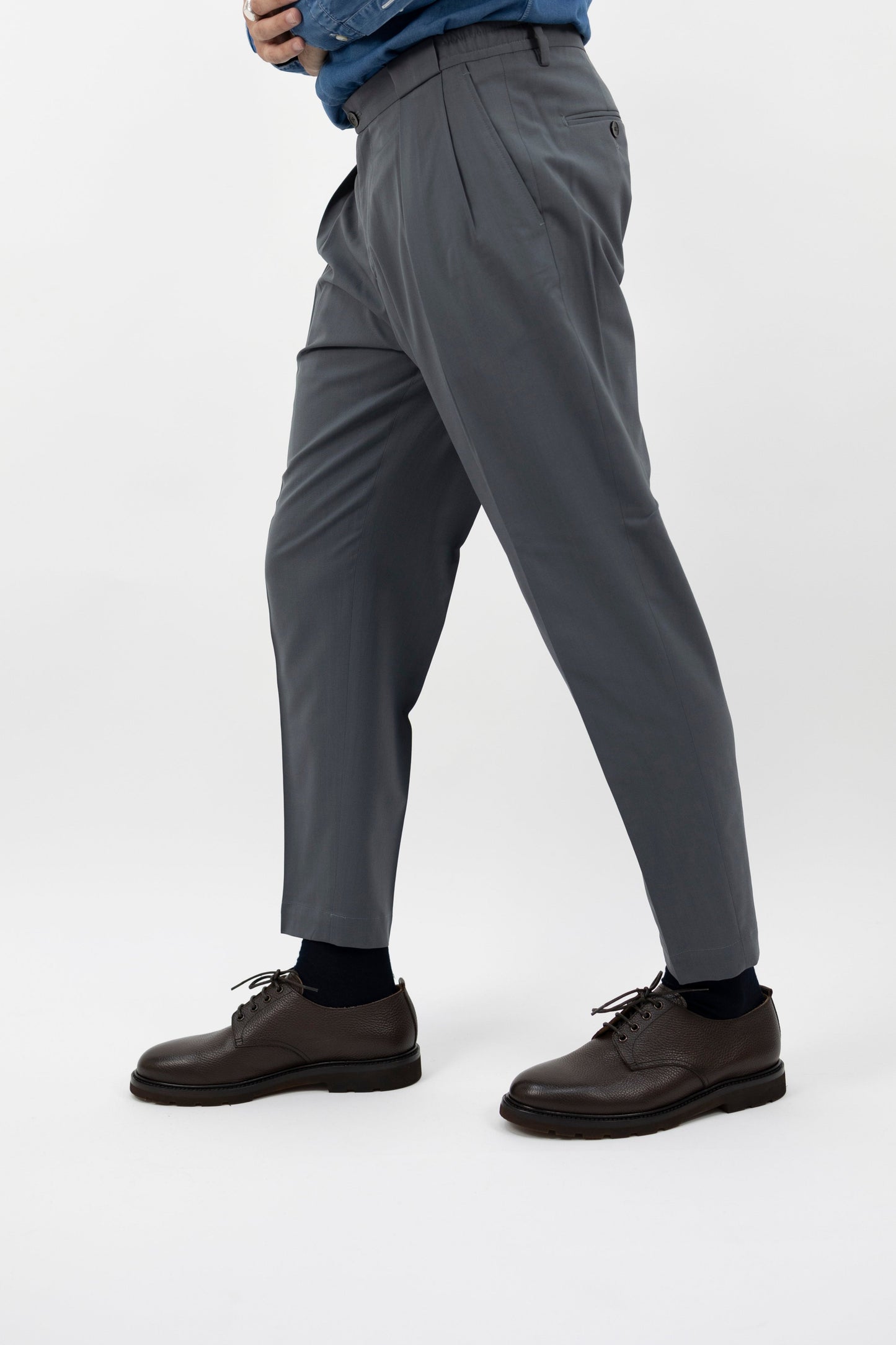 Pantalone grigio PORTOBELLOSQD 424100 170  Quattro decimi BY Briglia