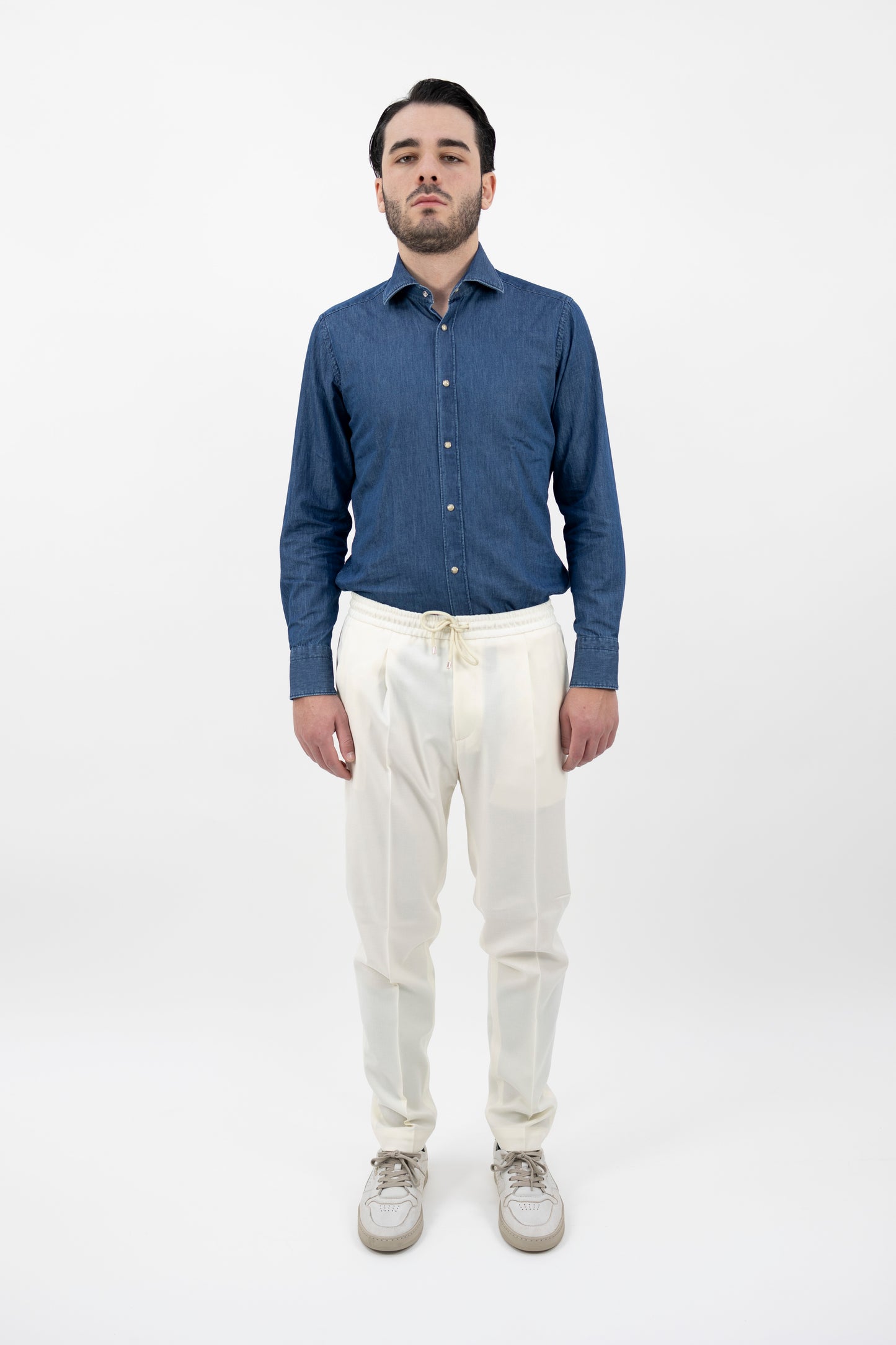 Pantalone panna WIMBLEDONSQD 42120 120 Quattro decimi BY Briglia