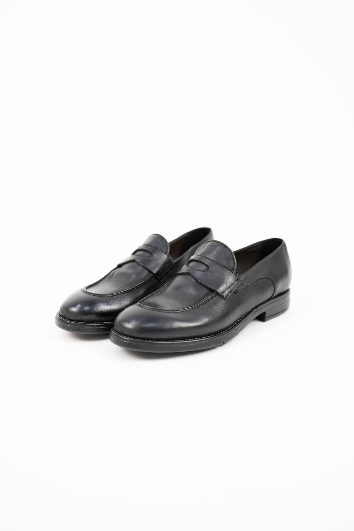 Mocassino cordovan nero GB12A/NERO LEMARGO