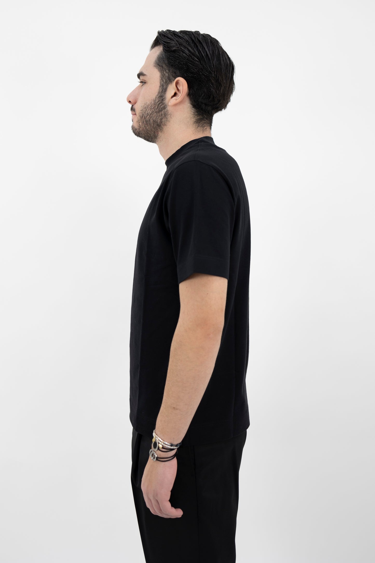 T-shirt in jersey CN4476 NERO  CIRCOLO 1901