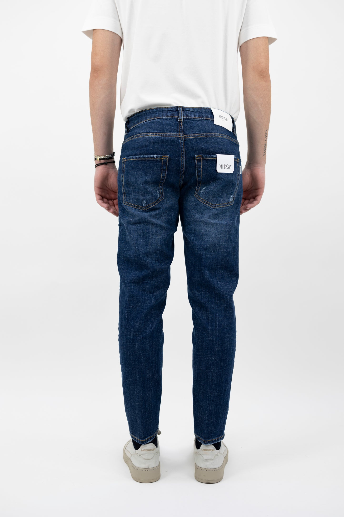 Jeans blu con strappetti ANDREAT176/19  vandom