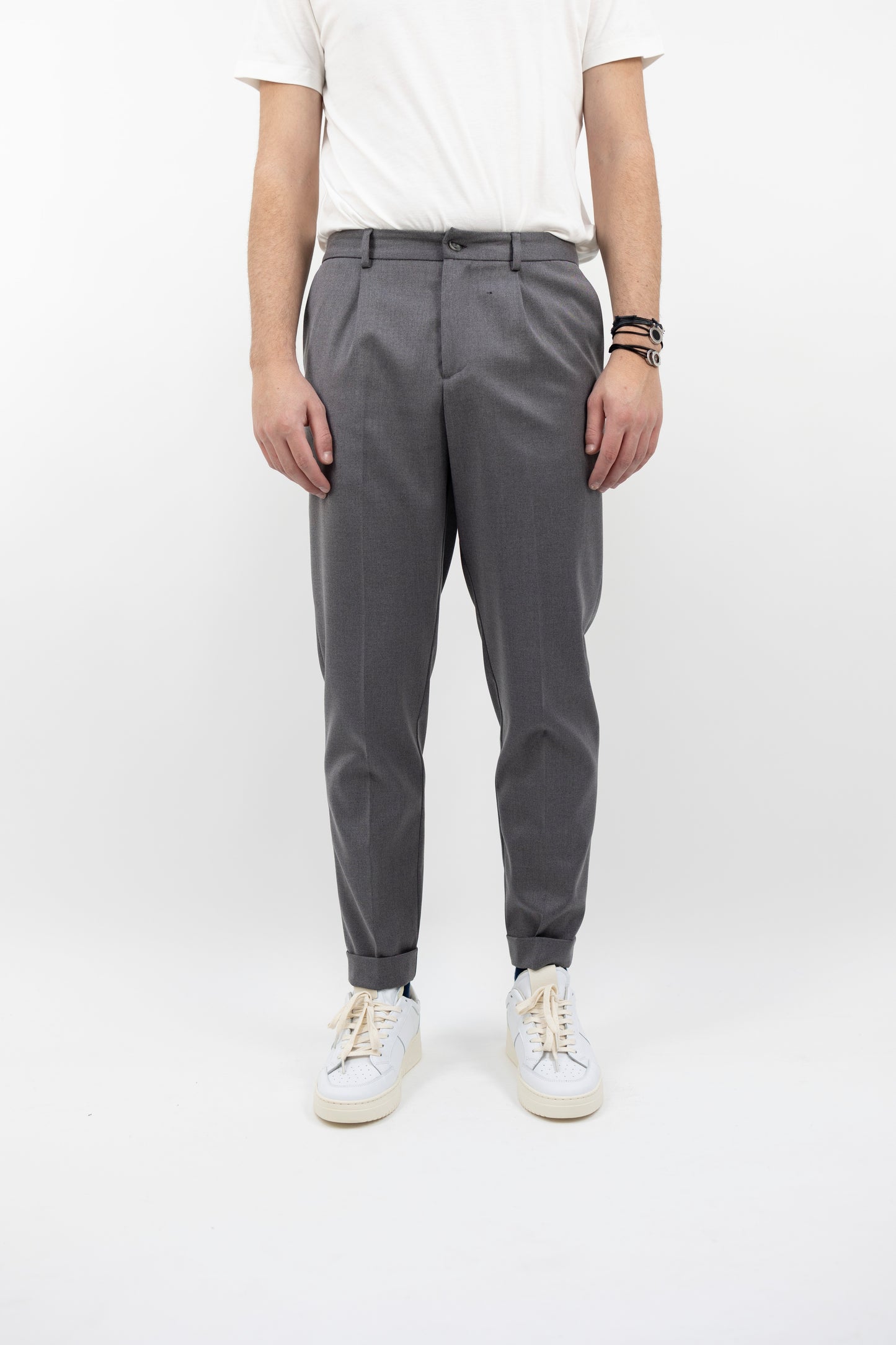 Pantalone in lana grigio PECHINO/112 BONHEUR