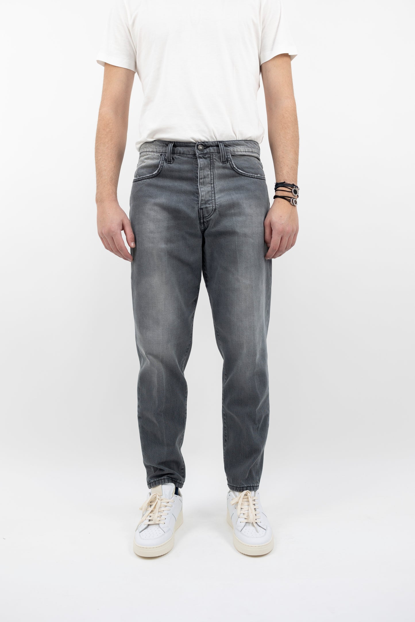 Jeans grigio NIKKO/L.91 BONHEUR