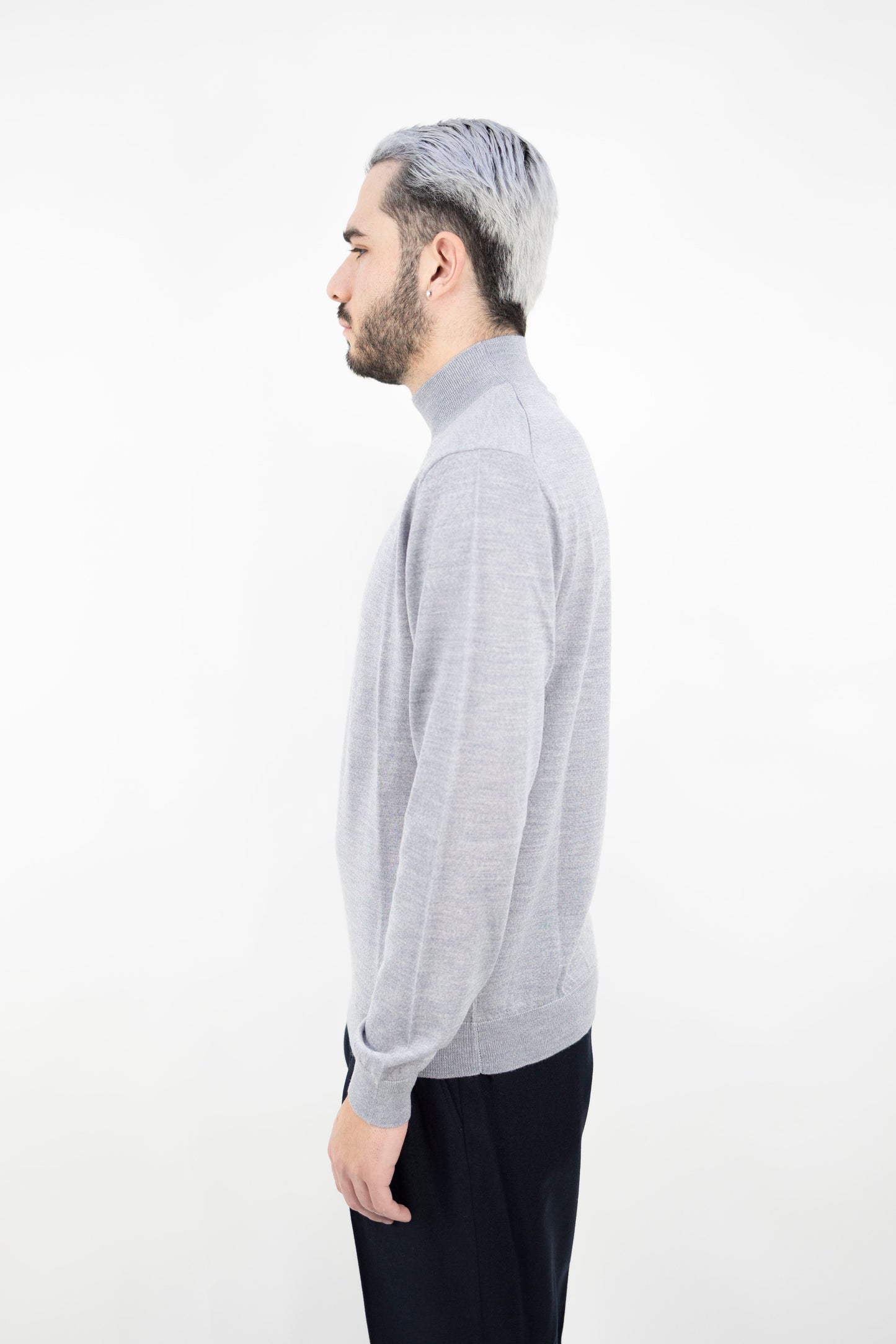 LUPETTO LANA EXTRAFINE GRIGIO DF0029 010 DANIELE FIESOLI