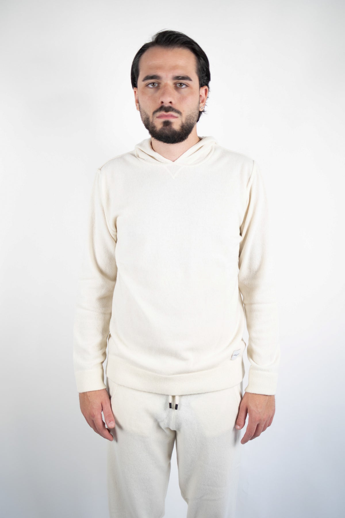 MAGLIA CON CAPPUCCIO IN LANA & CASHMERE DANIELE FIESOLI