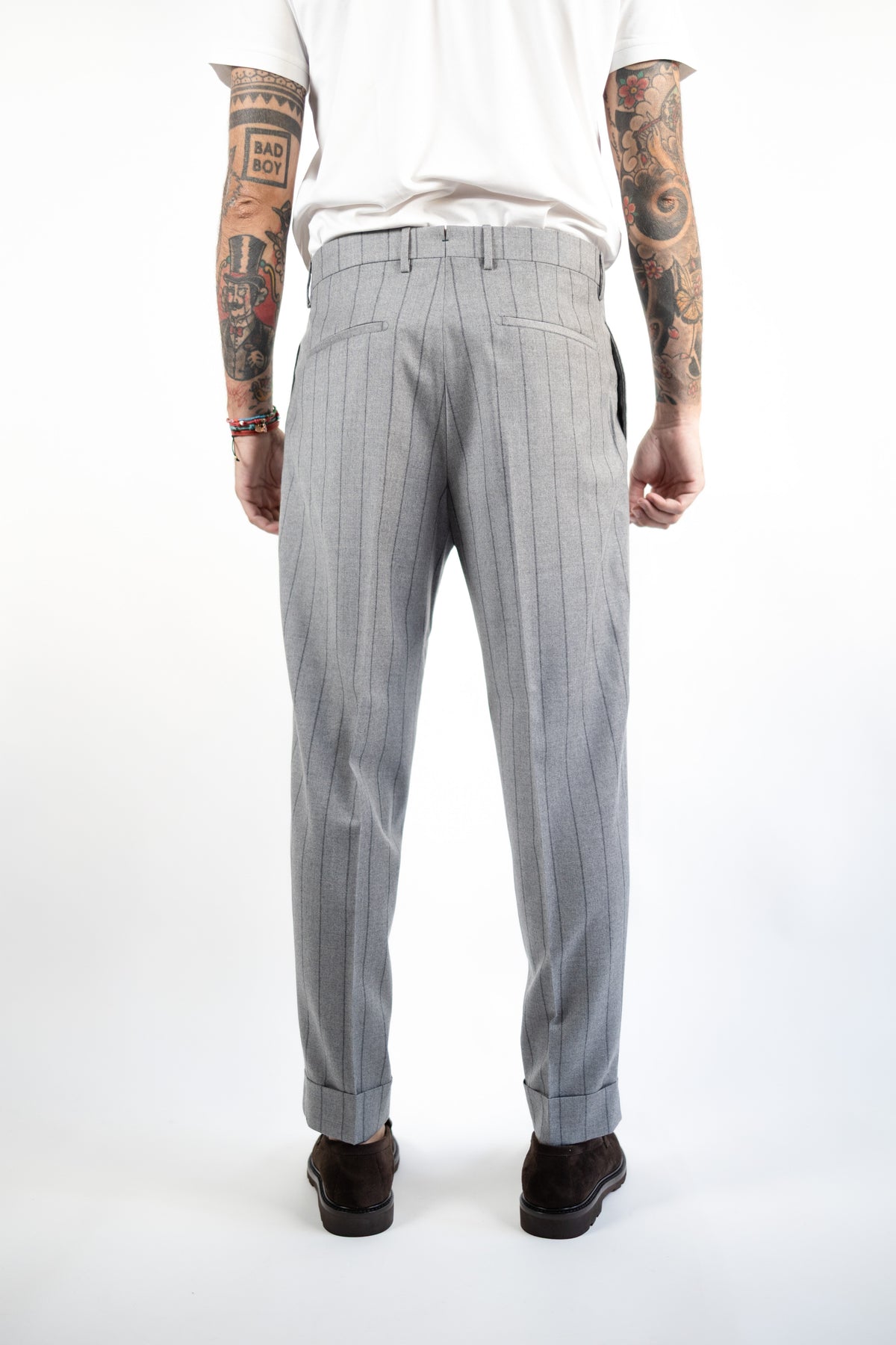 PANTALONE CHIAIA GESSATO GREY BERWICH