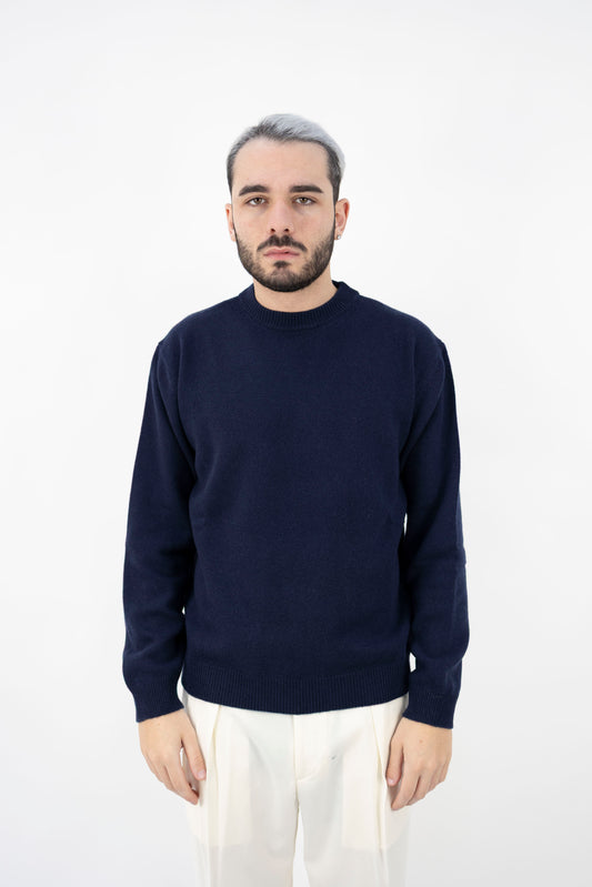 PARICOLLO IN LANA&CASHMERE BLU NOTTE DF0067 023 DANIELE FIESOLI