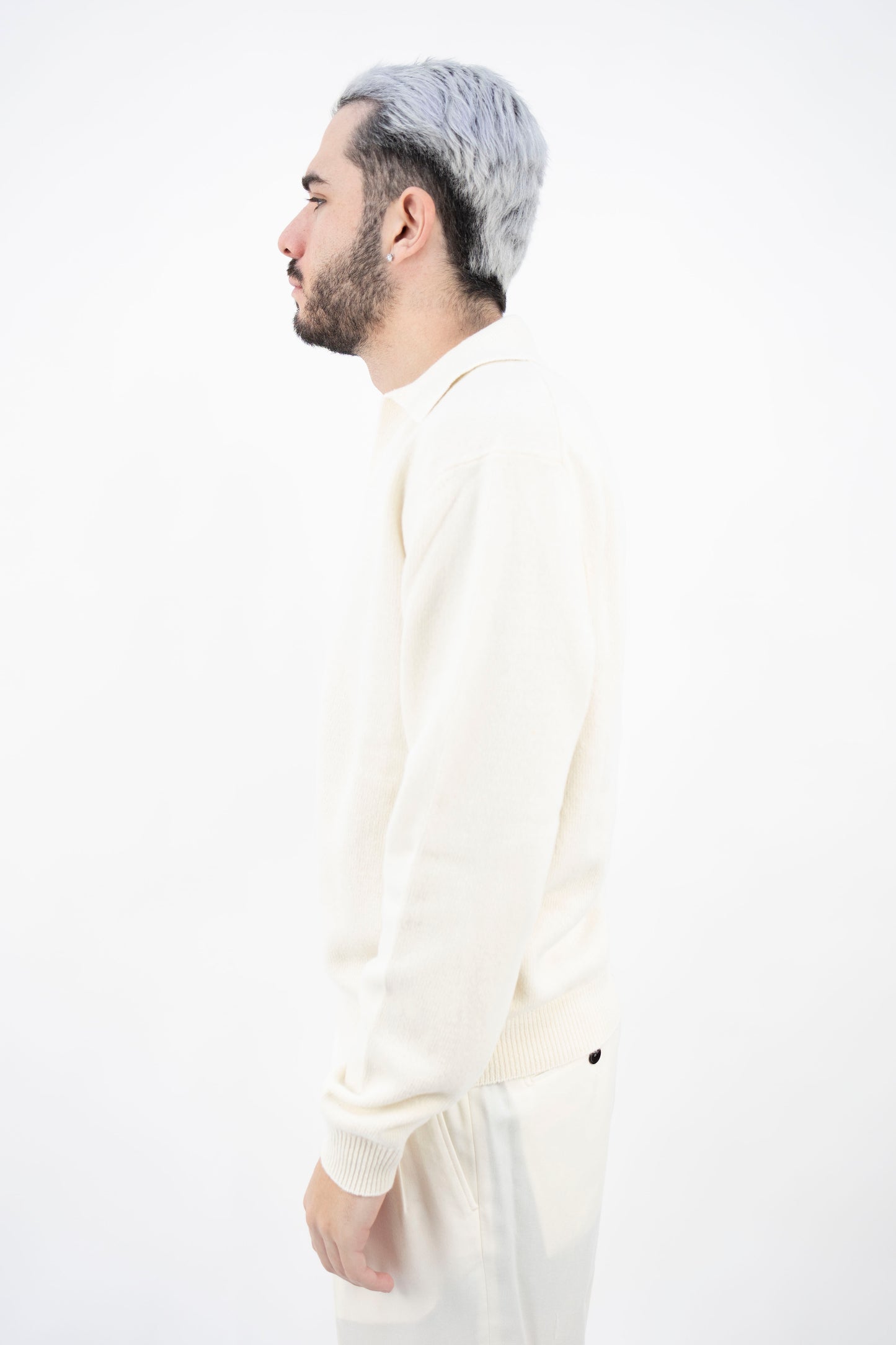 POLO SKIPPER IN LANA&CASHMERE NUVOLA DF0073 0100 DANIELE FIESOLI