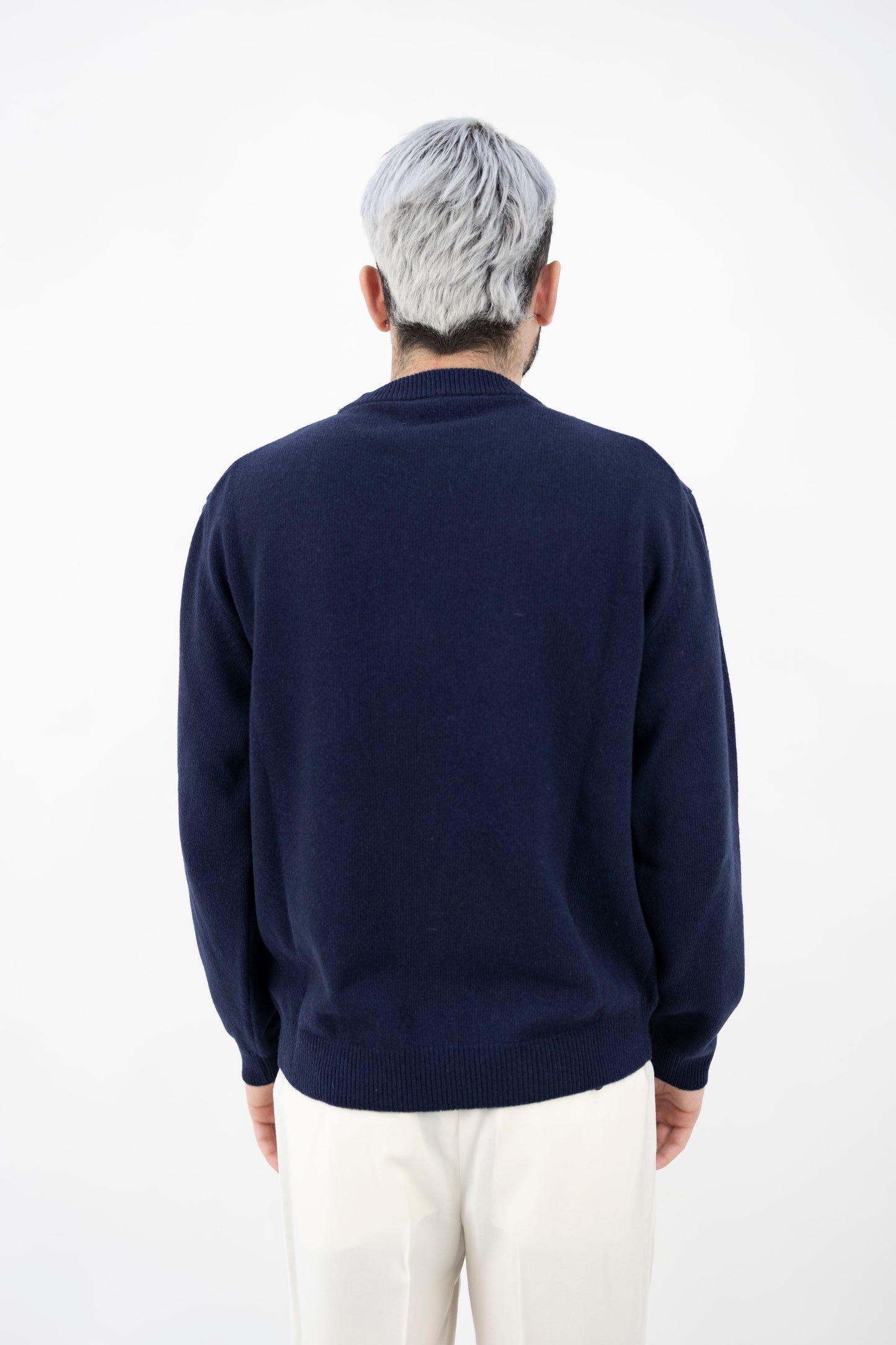 PARICOLLO IN LANA&CASHMERE BLU NOTTE DF0067 023 DANIELE FIESOLI