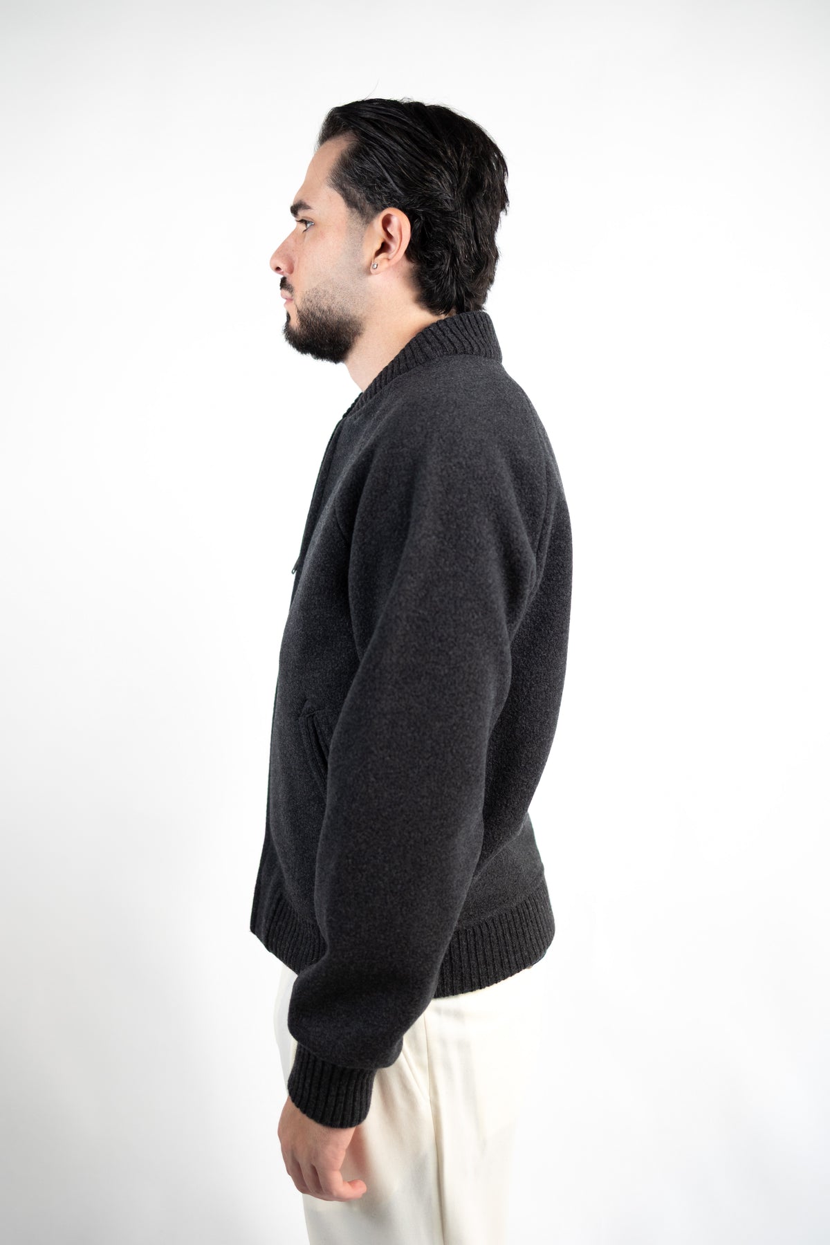 BOMBER ZIP LUXURY WOOL CIRCOLO 1901