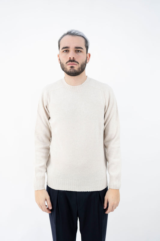 MAGLIA GIROCOLLO IN LANA BEIGE 24157/25024 054 GRAN SASSO