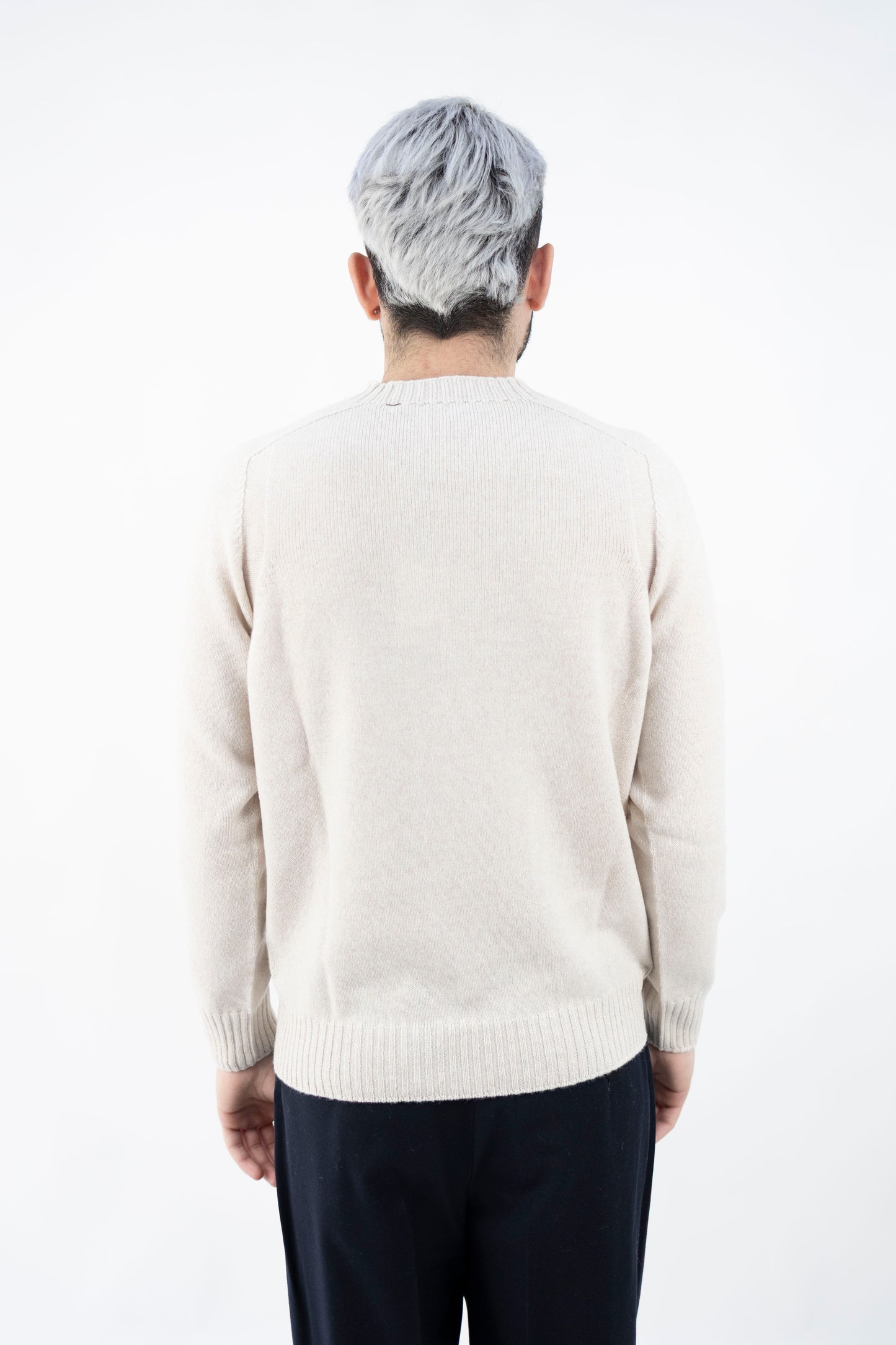 MAGLIA GIROCOLLO IN LANA BEIGE 24157/25024 054 GRAN SASSO