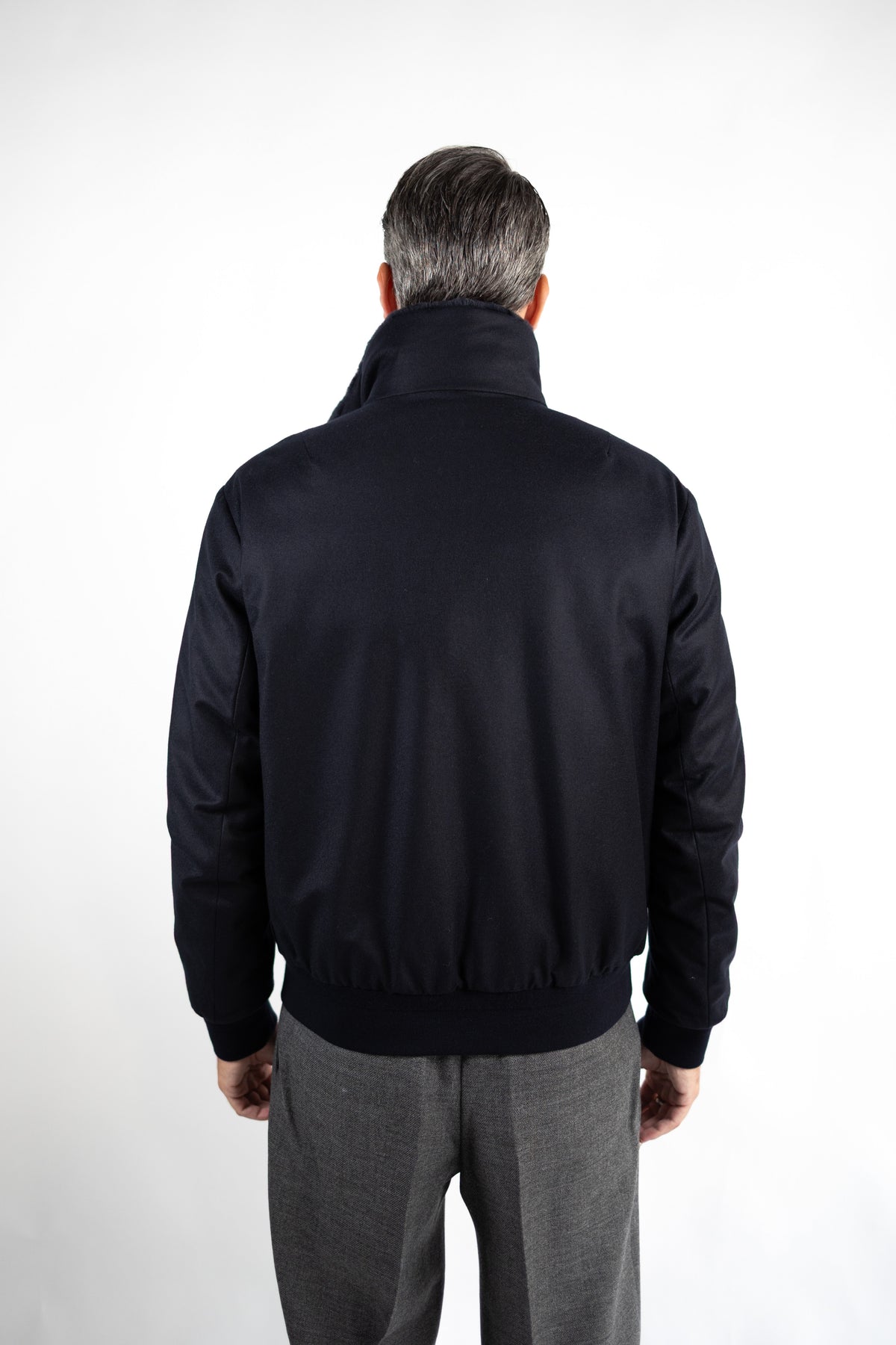 ONORIO LEVICO BLU IN LANA & CASHMERE LORO PIANA®