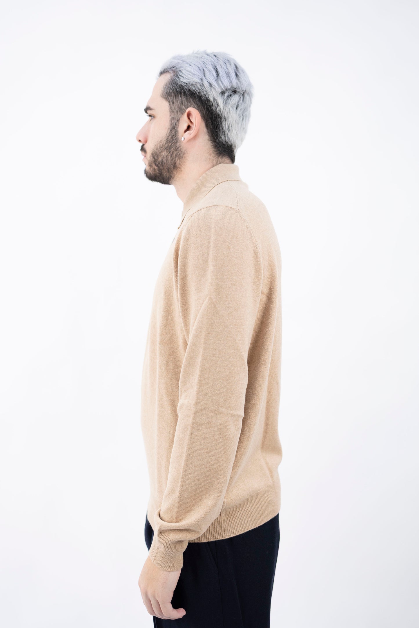 POLO IN LANA&CASHMERE CAMMELLO 55132/19690 126 GRAN SASSO