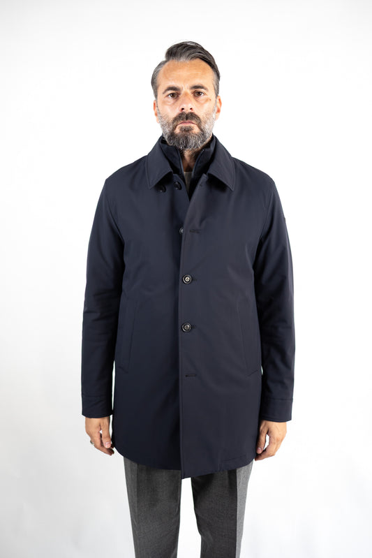 KIRAN GIACCA MEDIA LUNGHEZZA IN TESSUTO TECNICO BI-STRETCH