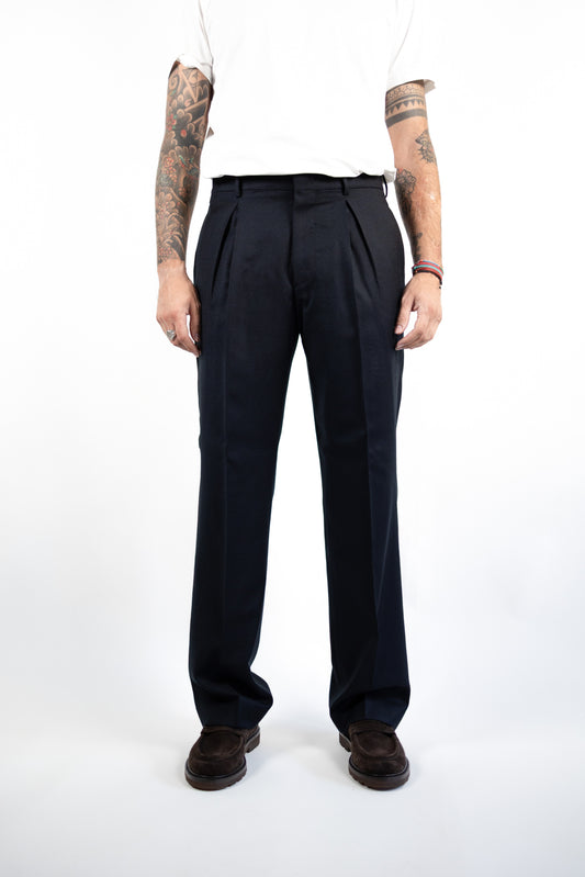 PANTALONE LUCANO FLANELLA NAVY BERWICH