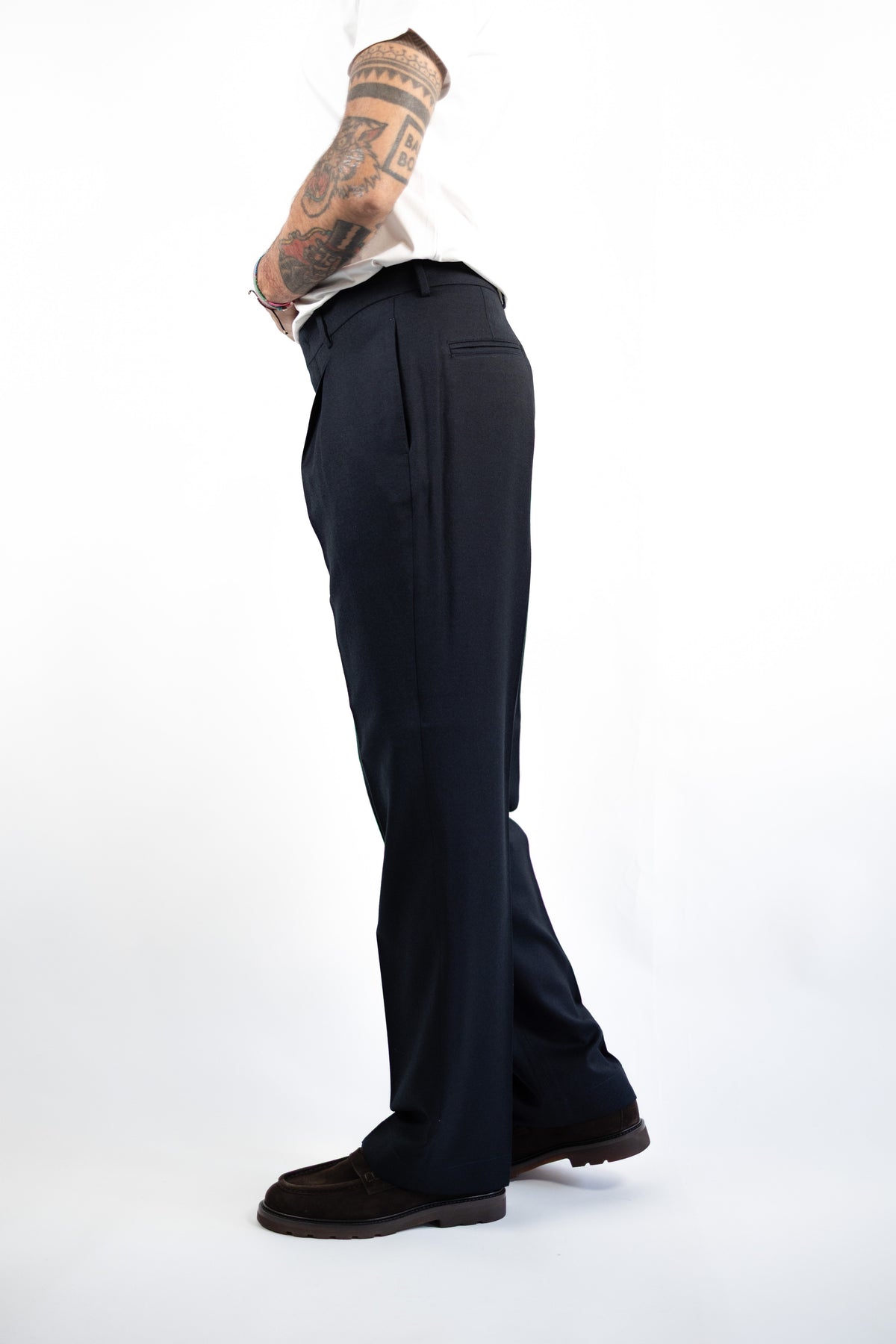 PANTALONE LUCANO FLANELLA NAVY BERWICH