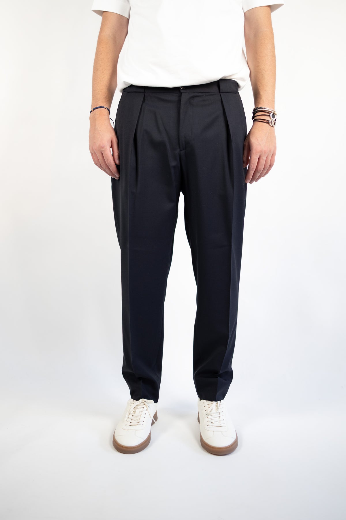 PORTOBELLOSQD BLU LANA MARZOTTO QUATTRO DECIMI BY BRIGLIA