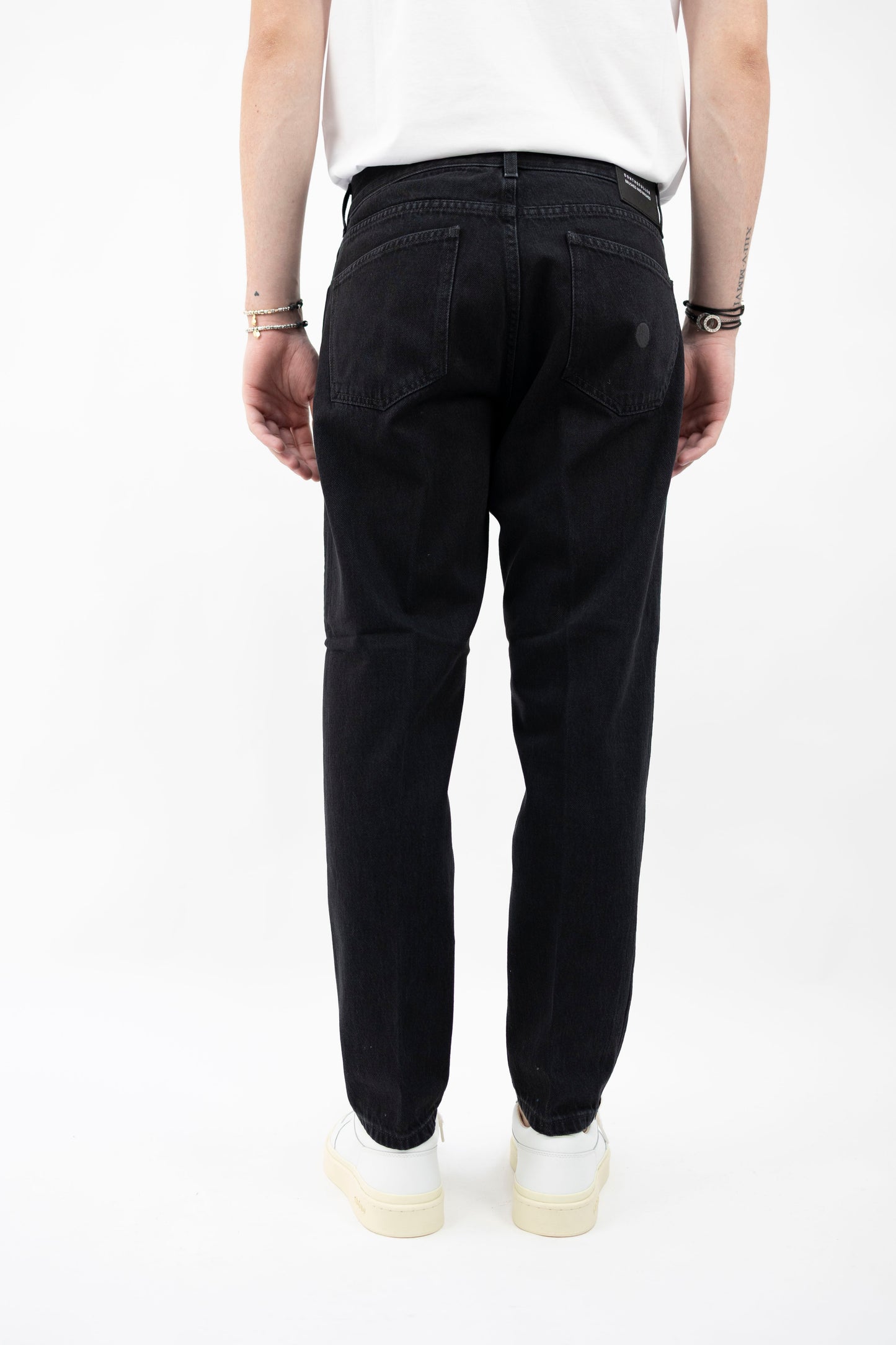 JEANS DENIM NERO SEOUL DTFABB M2F5043 DON THE FULLER