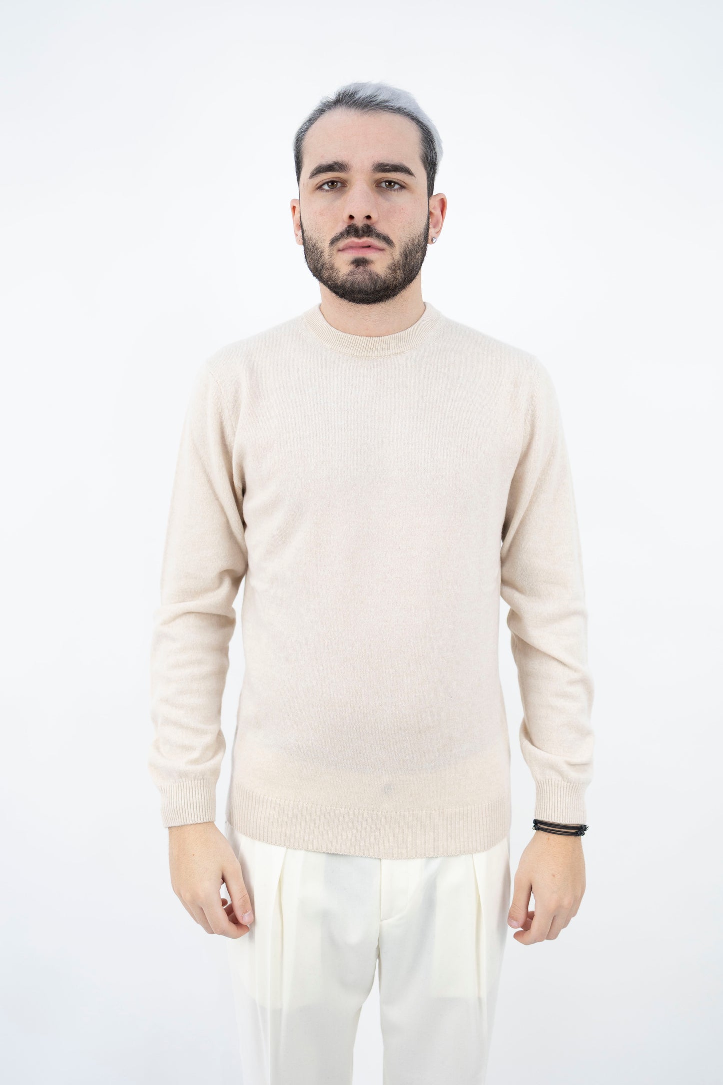 PARICOLLO IN CASHMERE CREMA SE9010 036 DANIELE FIESOLI