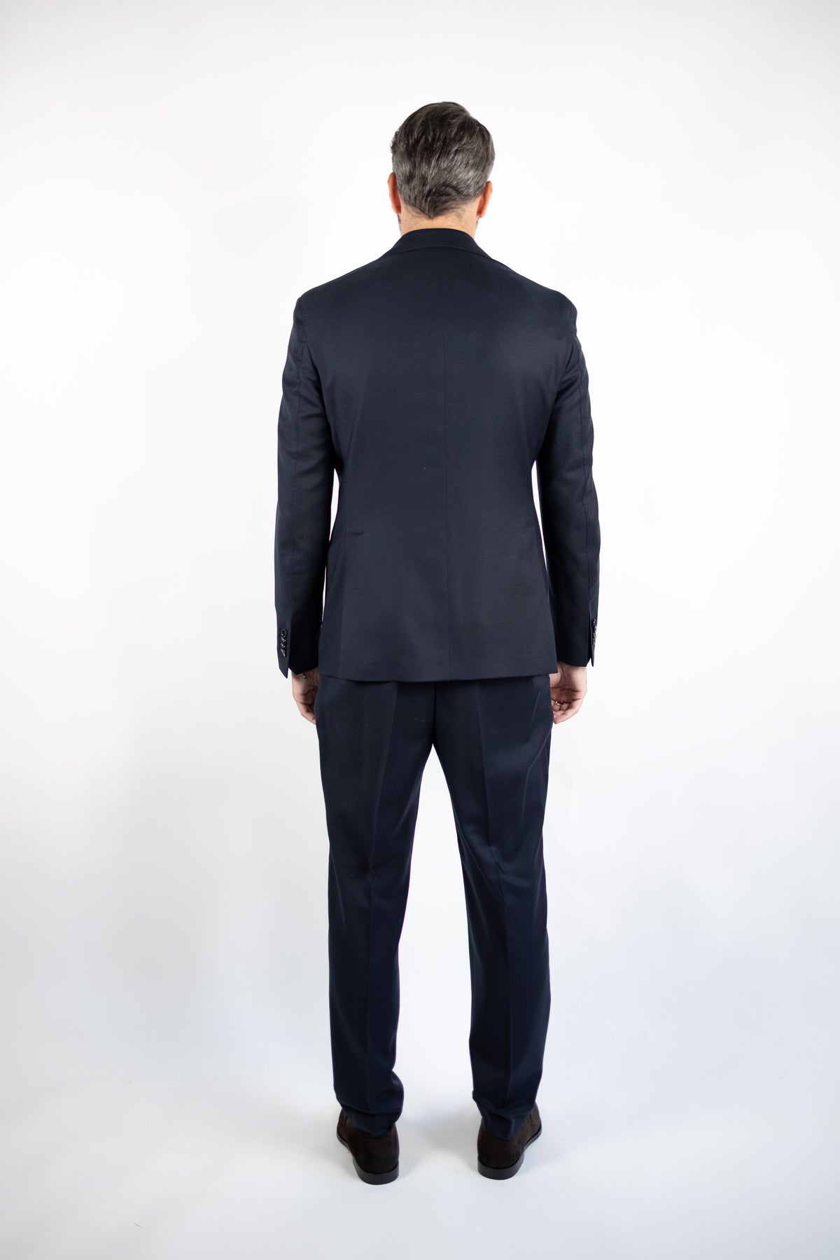 ABITO MONOPETTO BLU IN LANA L.B.M.