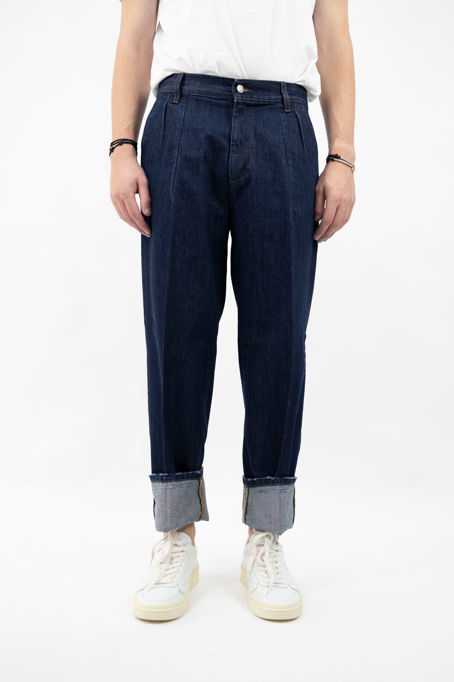 JEANS DENIM BLU SCURO ADRIAN DTFRINT M2F5029  DON THE FULLER