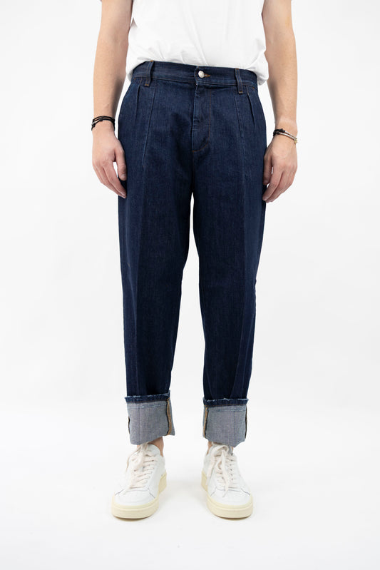 JEANS DENIM BLU SCURO ADRIAN DTFRINT M2F5029  DON THE FULLER