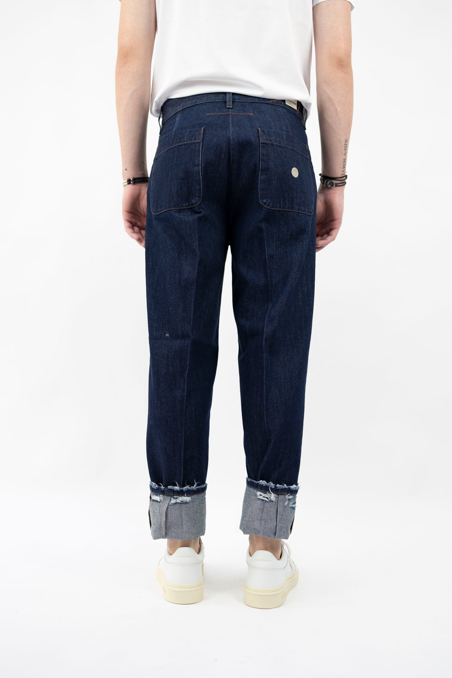 JEANS DENIM BLU SCURO ADRIAN DTFRINT M2F5029  DON THE FULLER