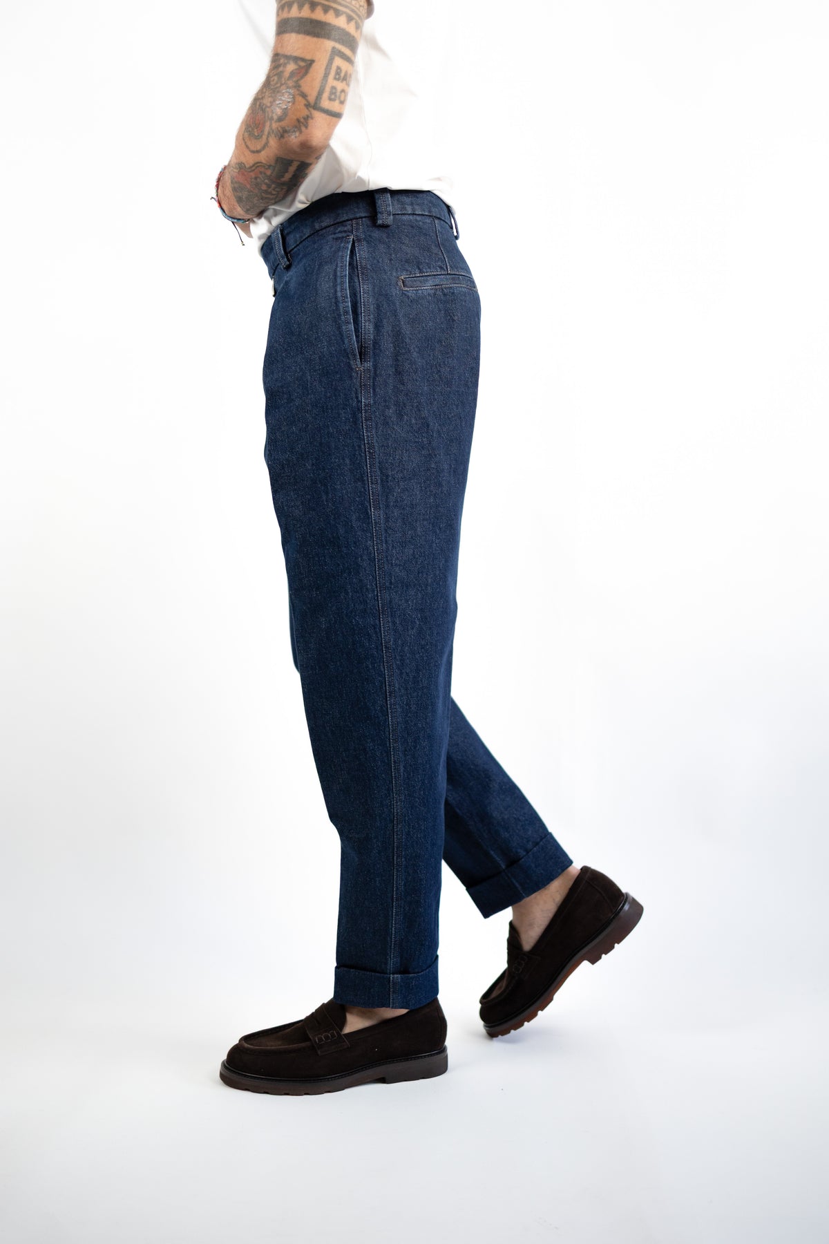 PANTALONE CHIAIA DENIM INDIGO BERWICH