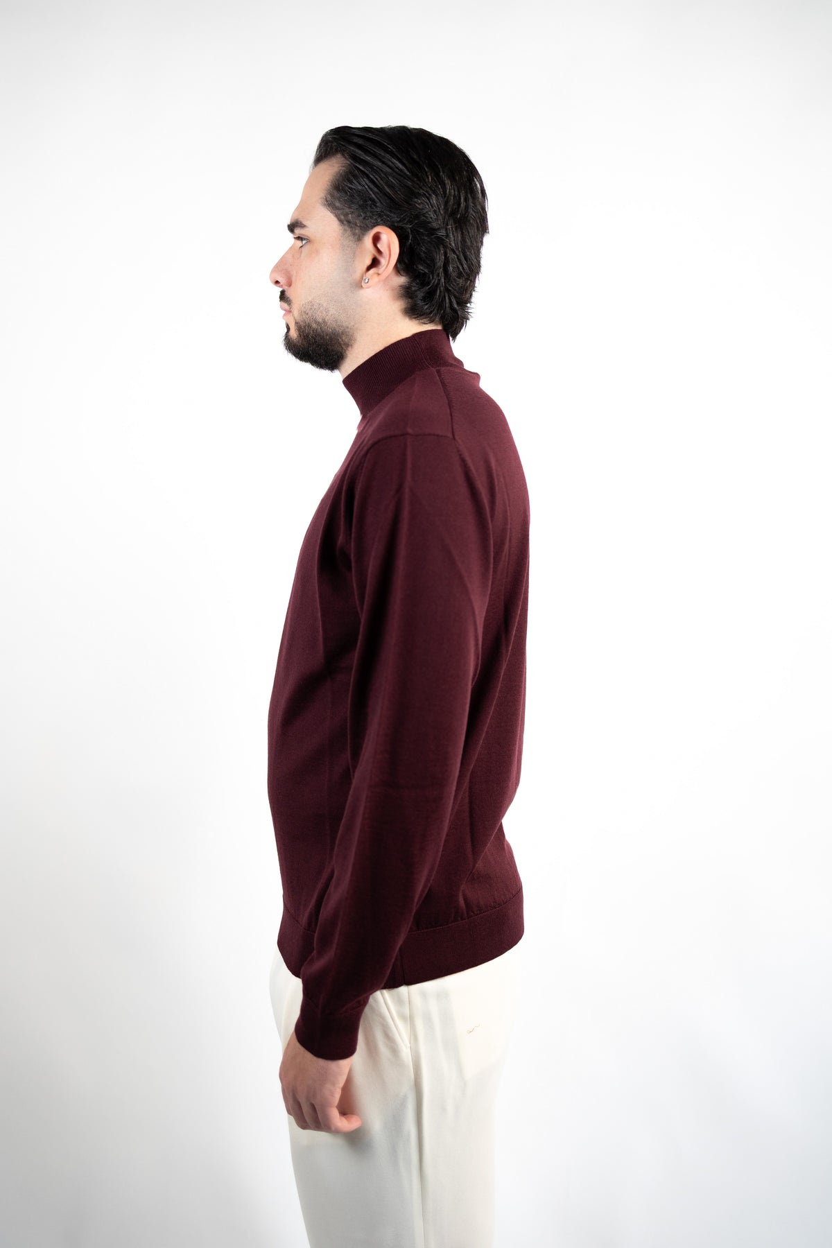 MAGLIA LUPETTO IN LANA MERINO EXTRAFINE DANIELE FIESOLI