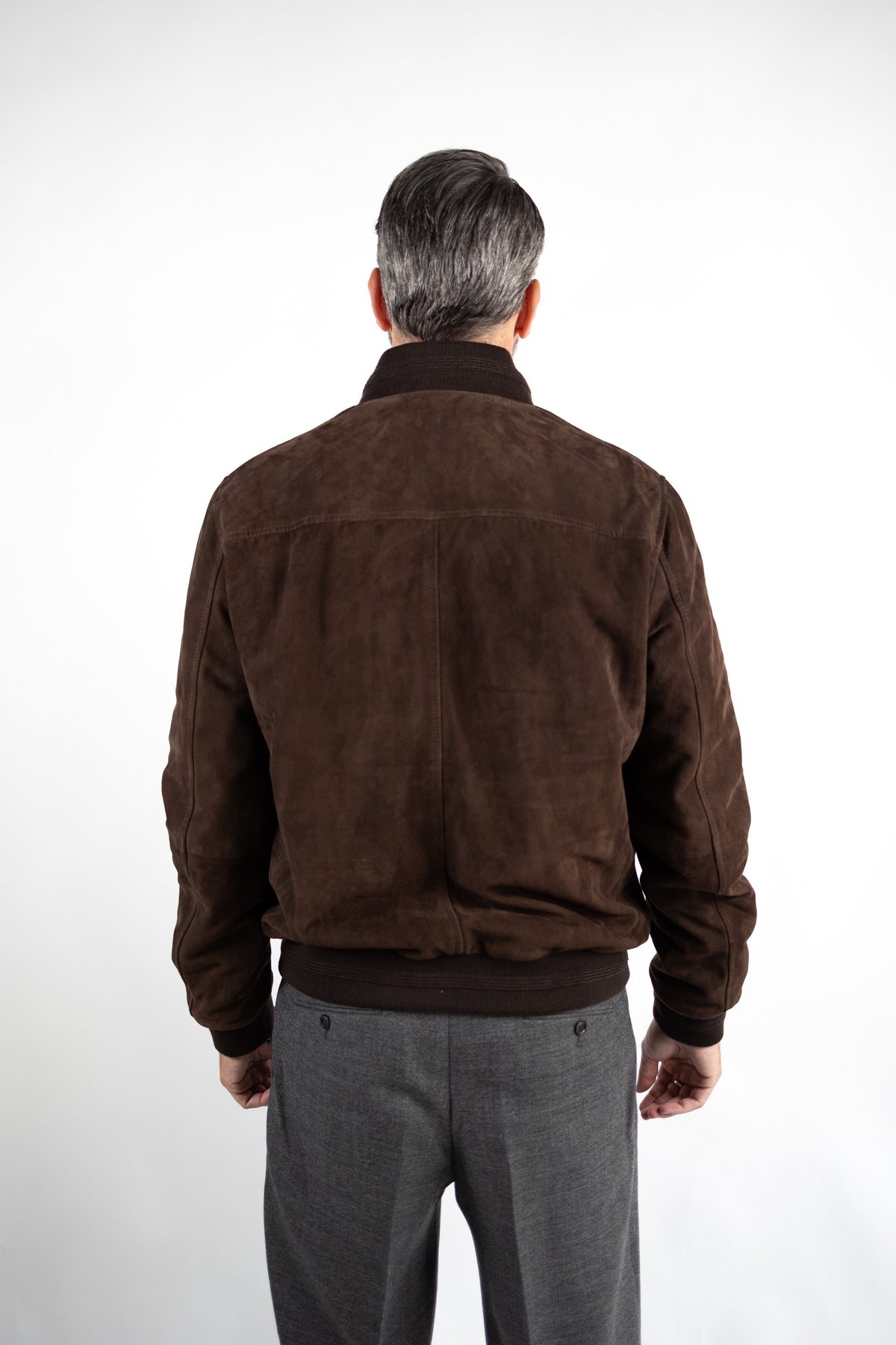 BOMBER IN PELLE SCAMOSCIATA  BULLY