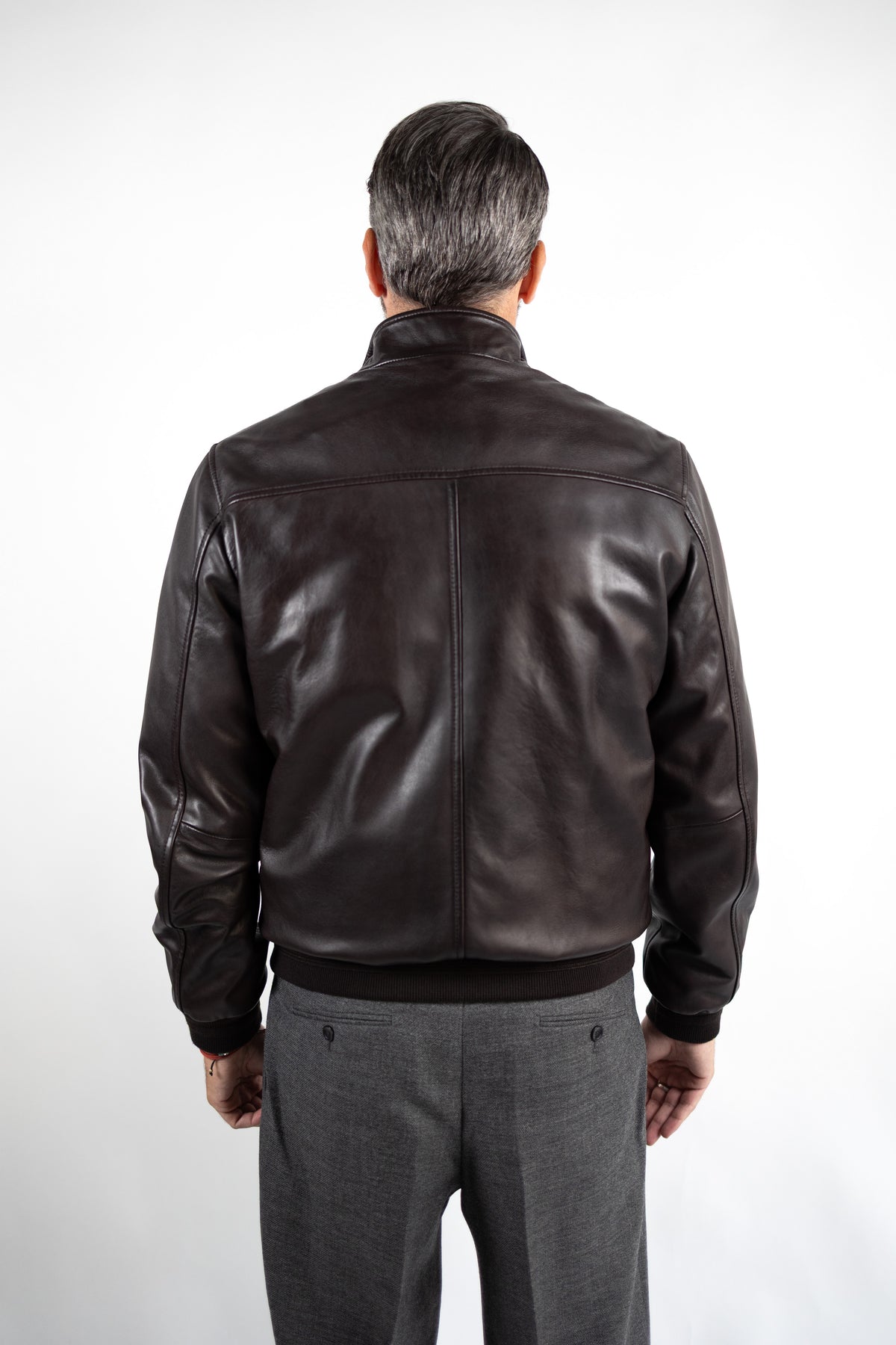 BOMBER IN PELLE CON PIUMINO REMOVIBILE  BULLY