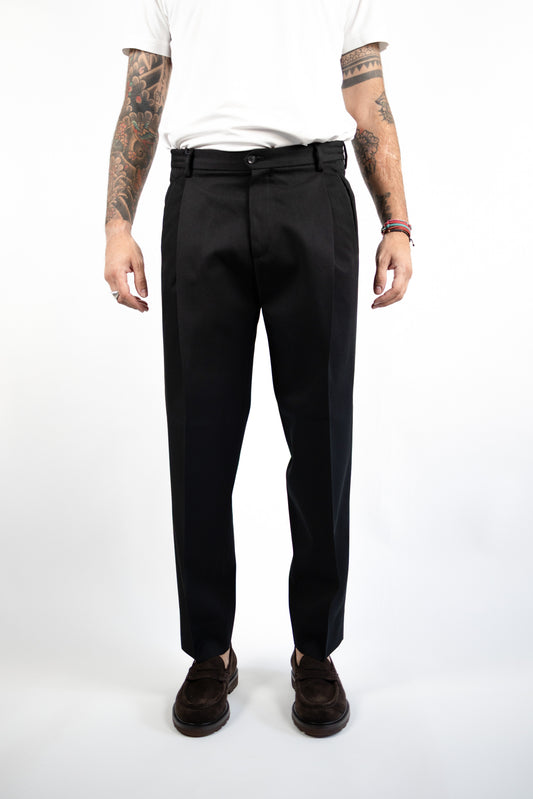 PANTALONE MANHATTAN NERO QUATTRO DECIMI BY BRIGLIA