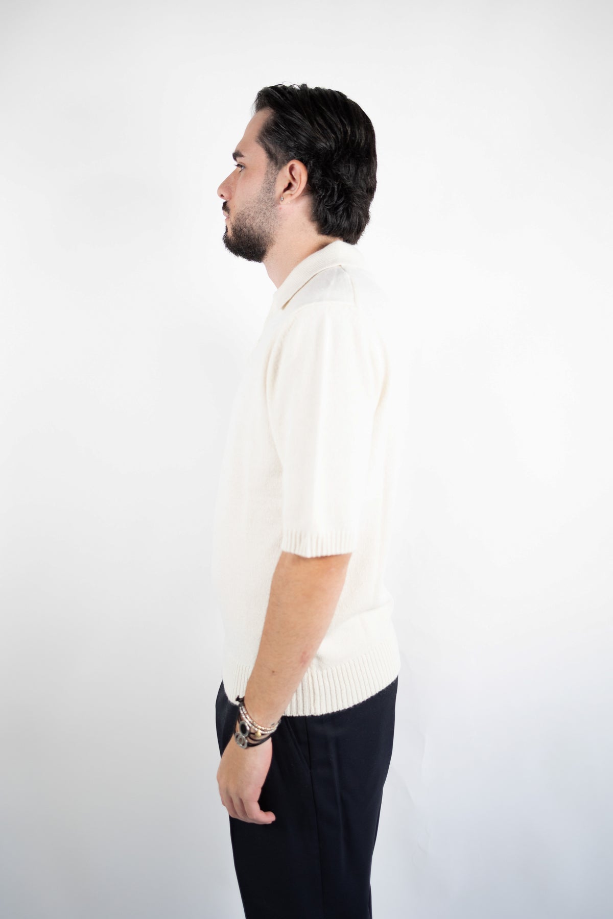 POLO MANICA CORTA IN CASHMERE  DANIELE FIESOLI