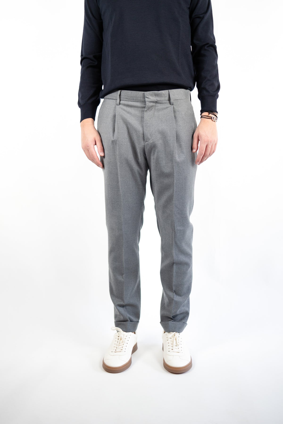 TIBERIO GRIGIO FLANELLA QUATTRO DECIMI BY BRIGLIA