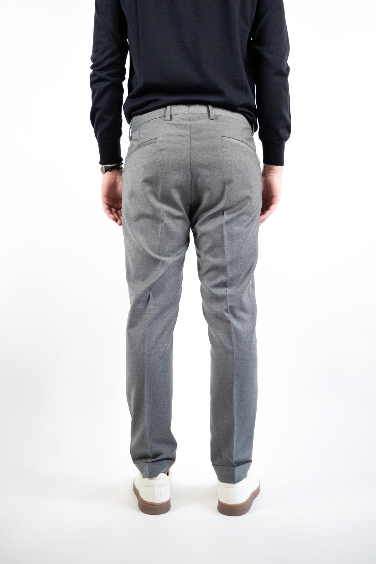 TIBERIO GRIGIO FLANELLA QUATTRO DECIMI BY BRIGLIA