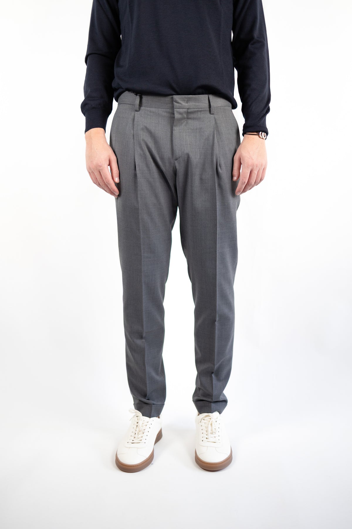 TIBERIO GRIGIO PIOMBO LANA MARZOTTO QUATTRO DECIMI BY BRIGLIA