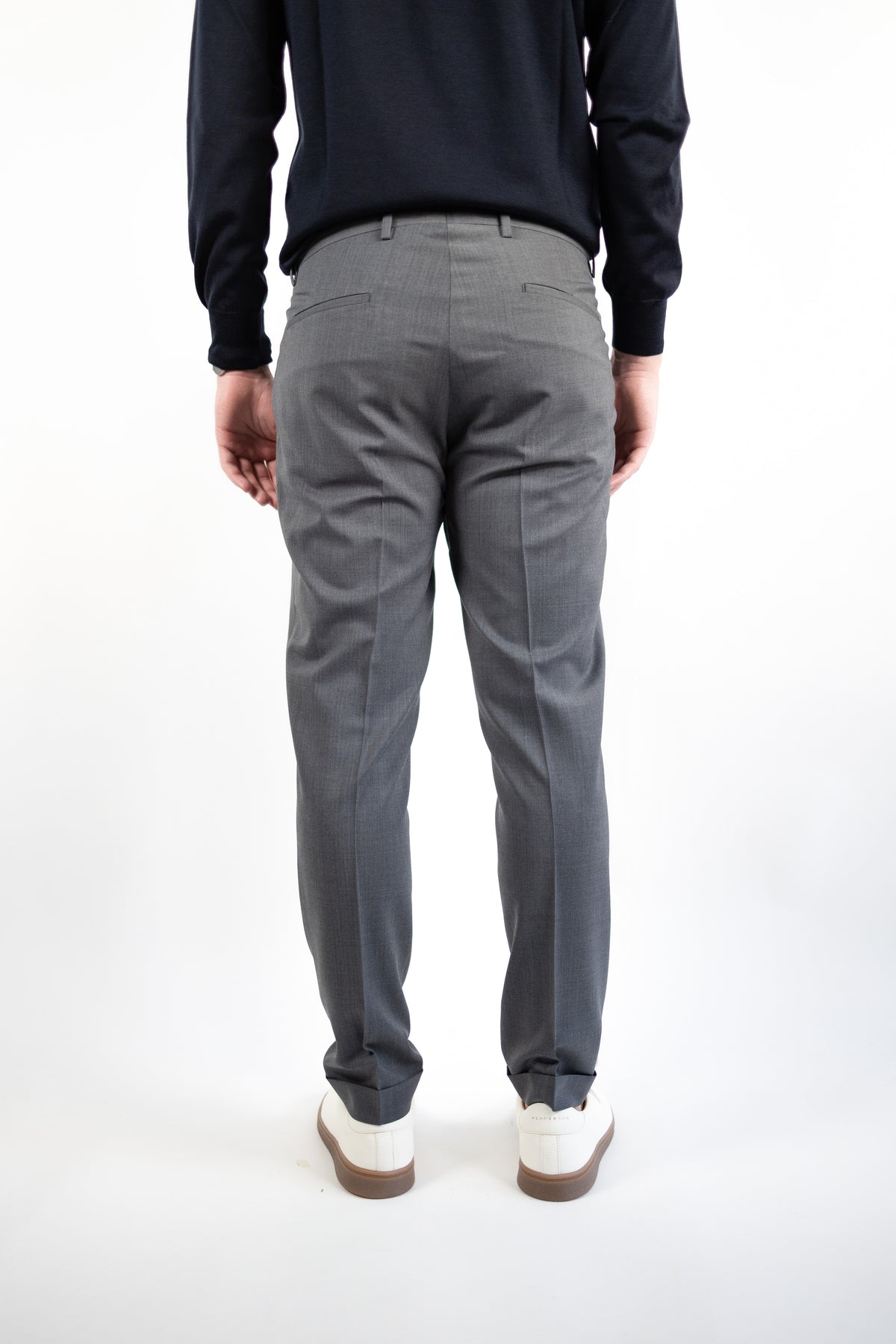 TIBERIO GRIGIO PIOMBO LANA MARZOTTO QUATTRO DECIMI BY BRIGLIA