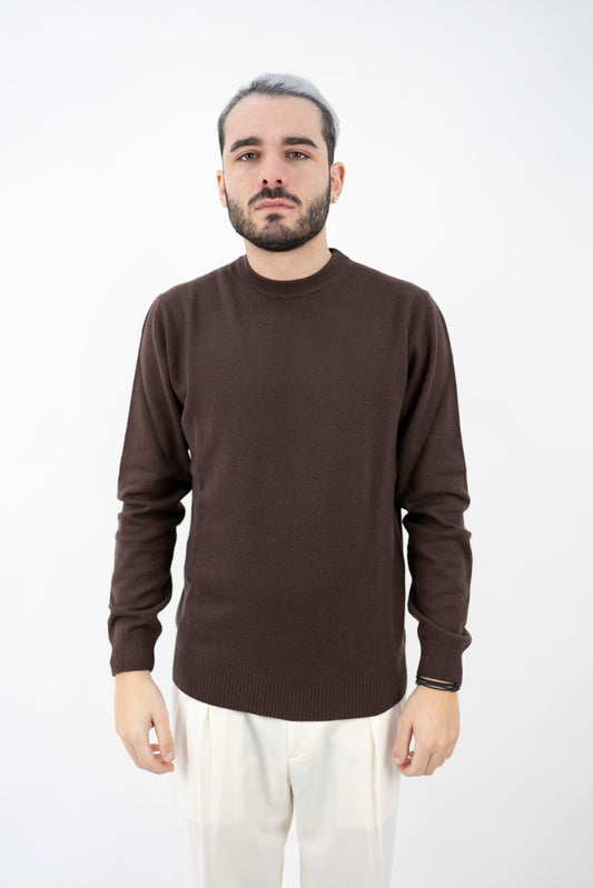 PARICOLLO IN CASHMERE MARRONE SE9010 033 DANIELE FIESOLI