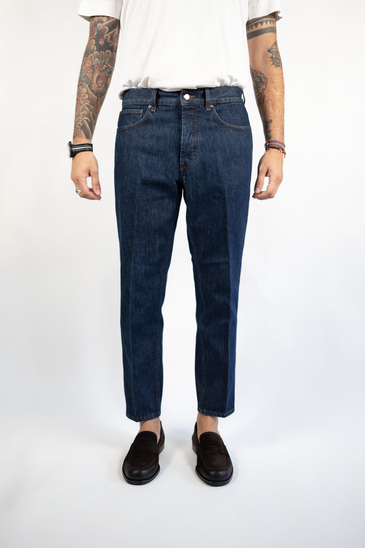SEOUL RAW BLU JEANS- DON THE FULLER