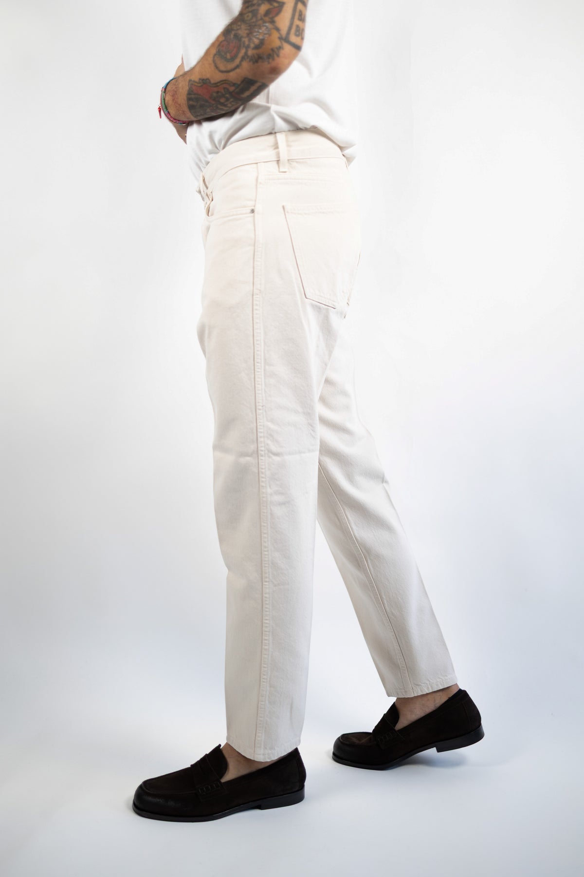 SEOUL ECRU' JEANS - DON THE FULLER