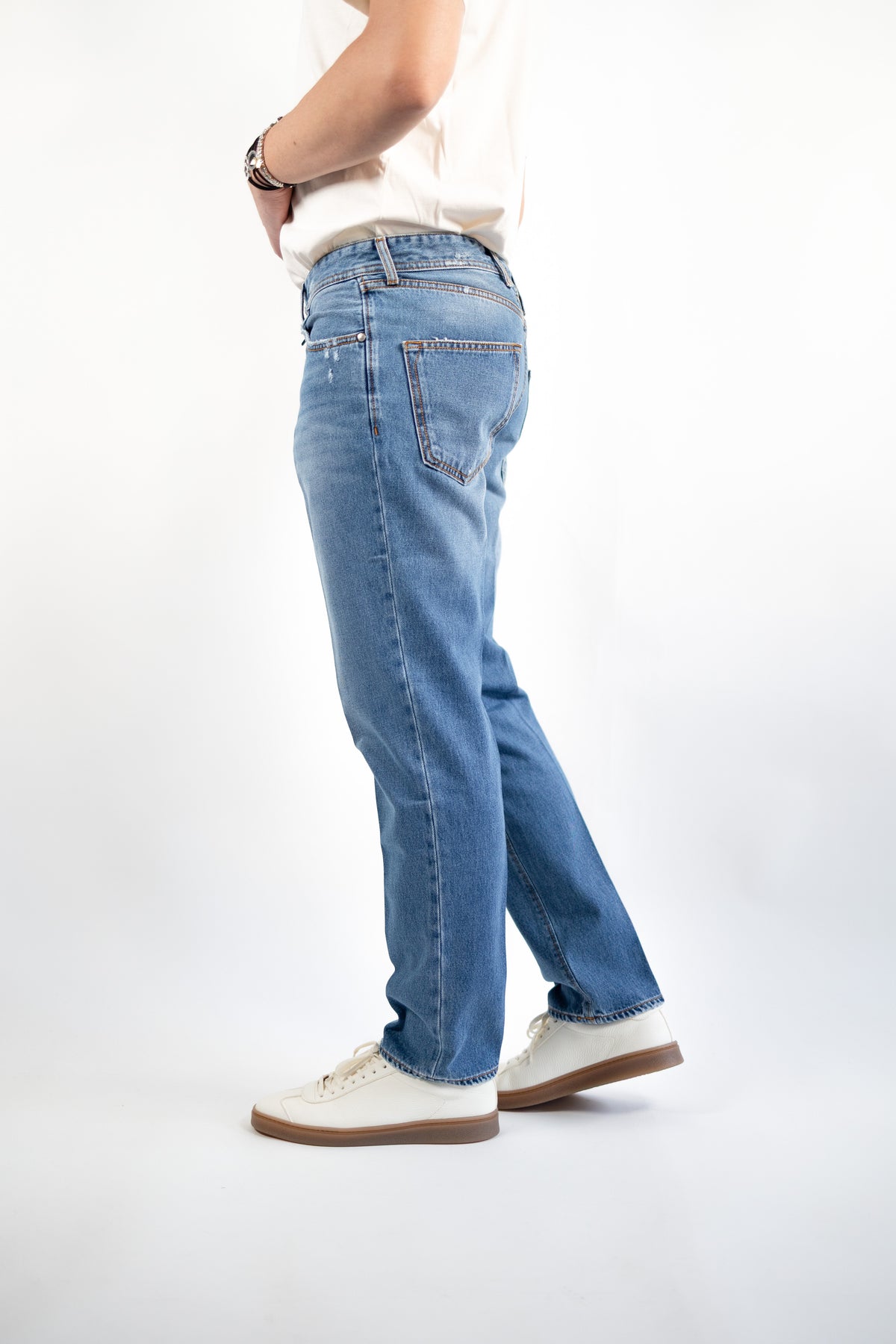 VARENNE DENIM IN COTONE ORGANICO QUATTRO DECIMI BY BRIGLIA