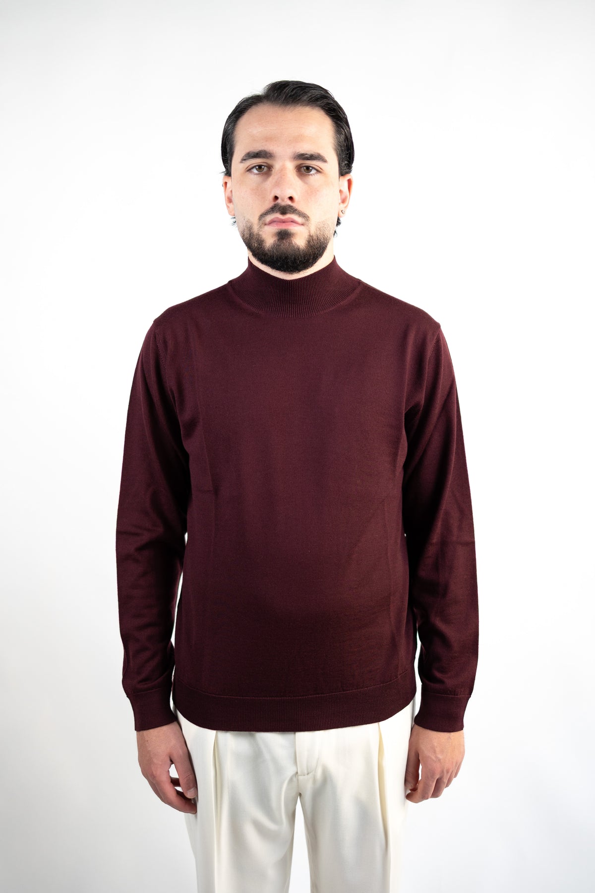 MAGLIA LUPETTO IN LANA MERINO EXTRAFINE DANIELE FIESOLI