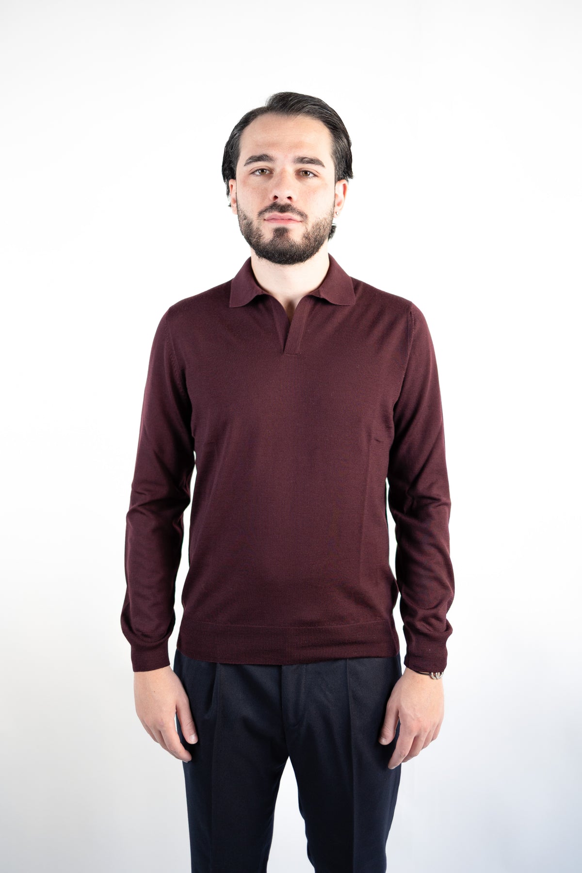 POLO SKIPPER ATHLEISURE BORDEAUX  GRAN SASSO