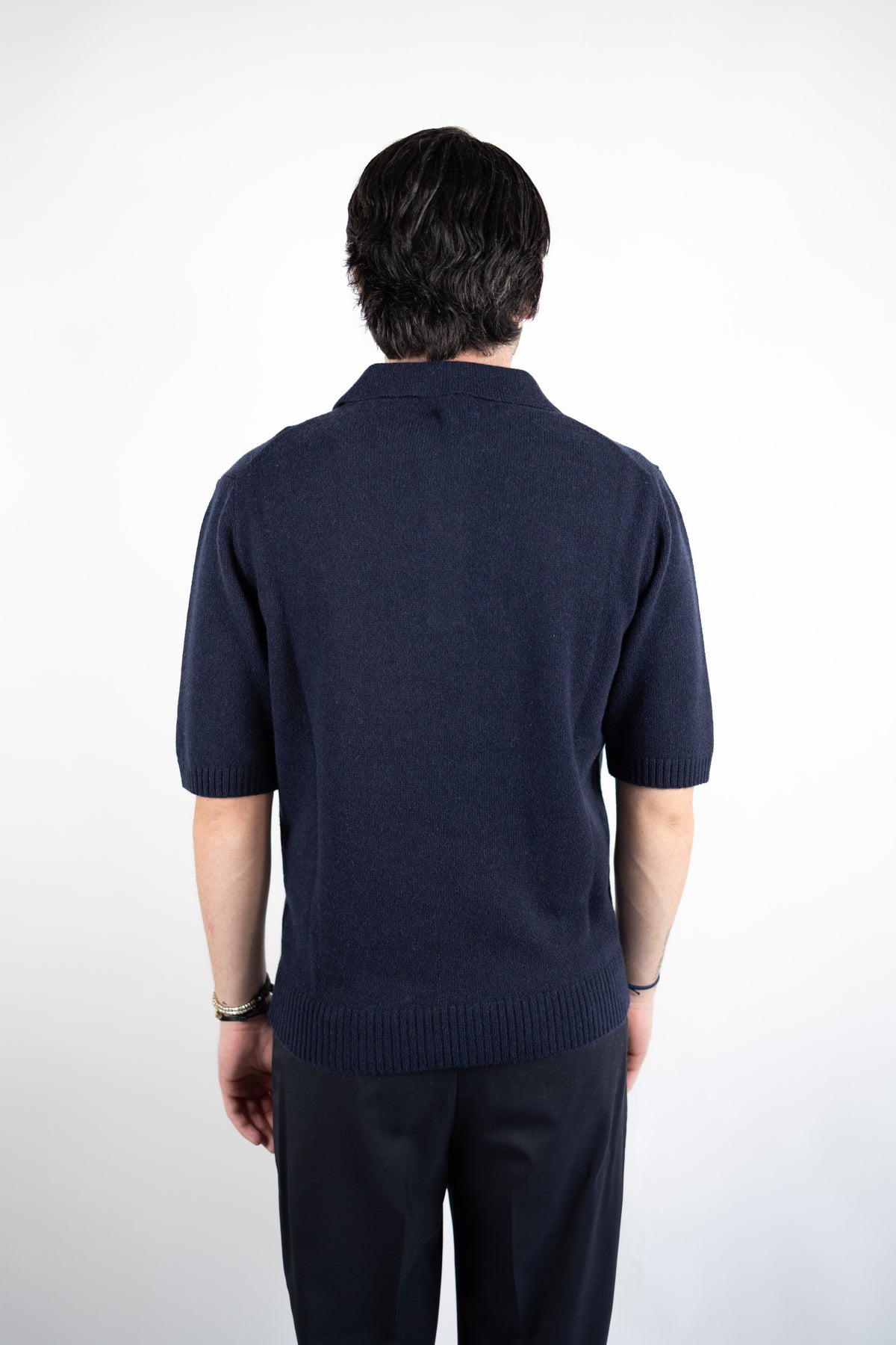POLO MANICA CORTA IN CASHMERE DANIELE FIESOLI