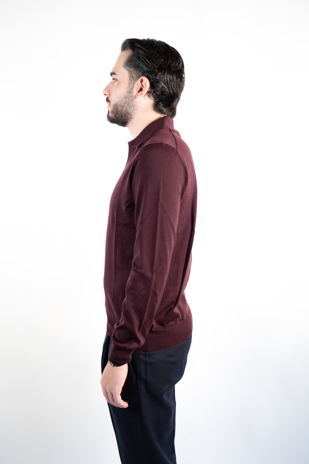 POLO SKIPPER ATHLEISURE BORDEAUX  GRAN SASSO