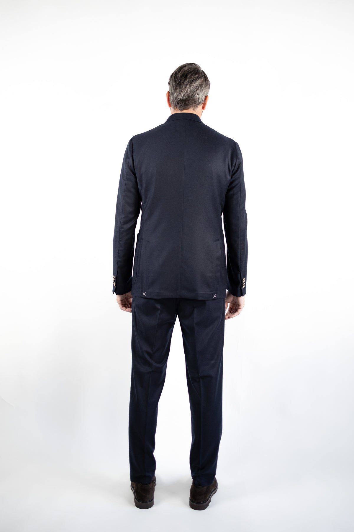 GIACCA BOLGHER BLU FLANELLA QUATTRO DECIMI BY BRIGLIA
